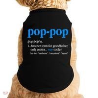 Funny Pop Pop Definition Cool Fathers Day Doggie Tank thumb 0