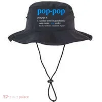 Funny Pop Pop Definition Cool Fathers Day Bucket Hat thumb 0