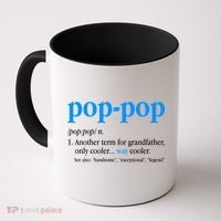 Funny Pop Pop Definition Cool Fathers Day Coffee Mug thumb 0