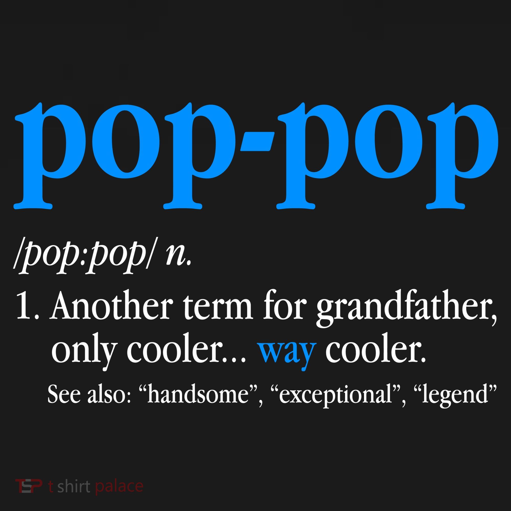 Funny Pop Pop Definition Cool Fathers Day Polo