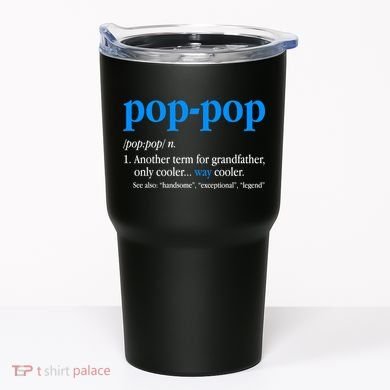 Funny Pop Pop Definition Cool Fathers Day Tumbler