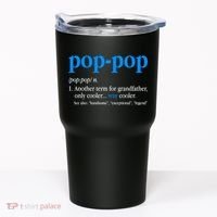Funny Pop Pop Definition Cool Fathers Day Tumbler thumb 0