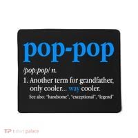 Funny Pop Pop Definition Cool Fathers Day Mousepad thumb 0