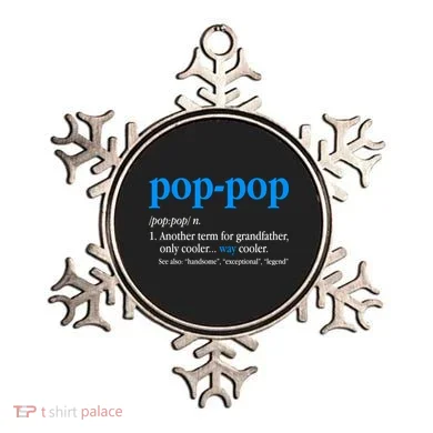 Funny Pop Pop Definition Cool Fathers Day Ornament