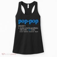 Funny Pop Pop Definition Cool Fathers Day Women's Tank Top thumb 0