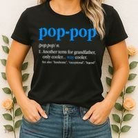 Funny Pop Pop Definition Cool Fathers Day Women's T-Shirt thumb 2