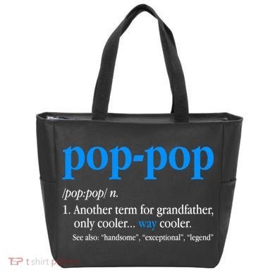 Funny Pop Pop Definition Cool Fathers Day Tote Bag