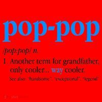 Funny Pop Pop Definition Cool Fathers Day Santa Hat thumb 1