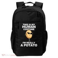 Funny Potato This Is My Human Costume  Backpack thumb 0