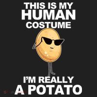 Funny Potato This Is My Human Costume  Tumbler thumb 3