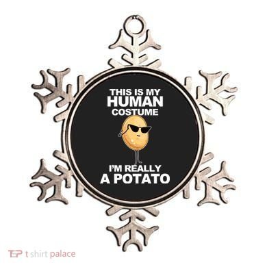 Funny Potato This Is My Human Costume  Ornament