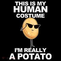 Funny Potato This Is My Human Costume  Baby Bodysuit thumb 2