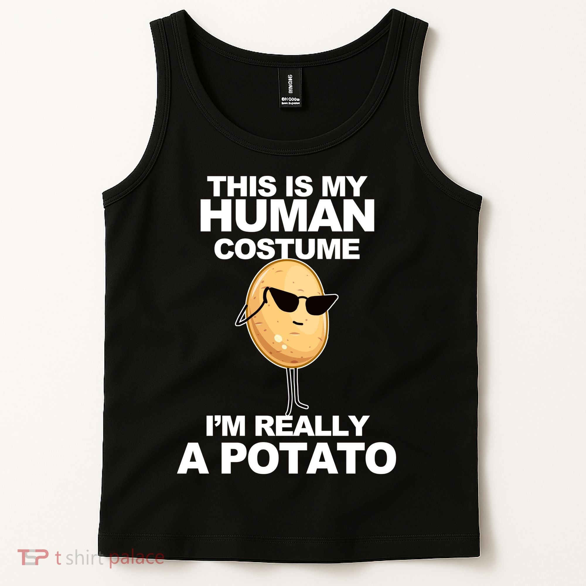 Funny Potato This Is My Human Costume  Tank Top