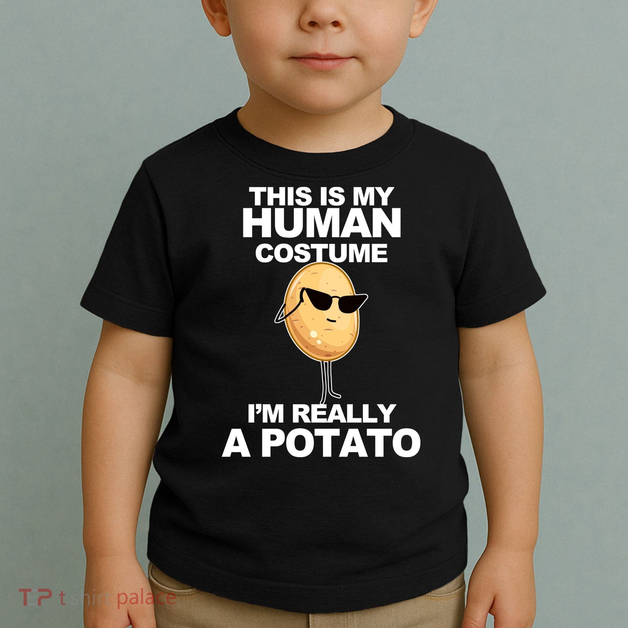 Funny Potato This Is My Human Costume  Toddler T-Shirt