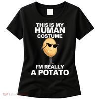 Funny Potato This Is My Human Costume  Women's T-Shirt thumb 0