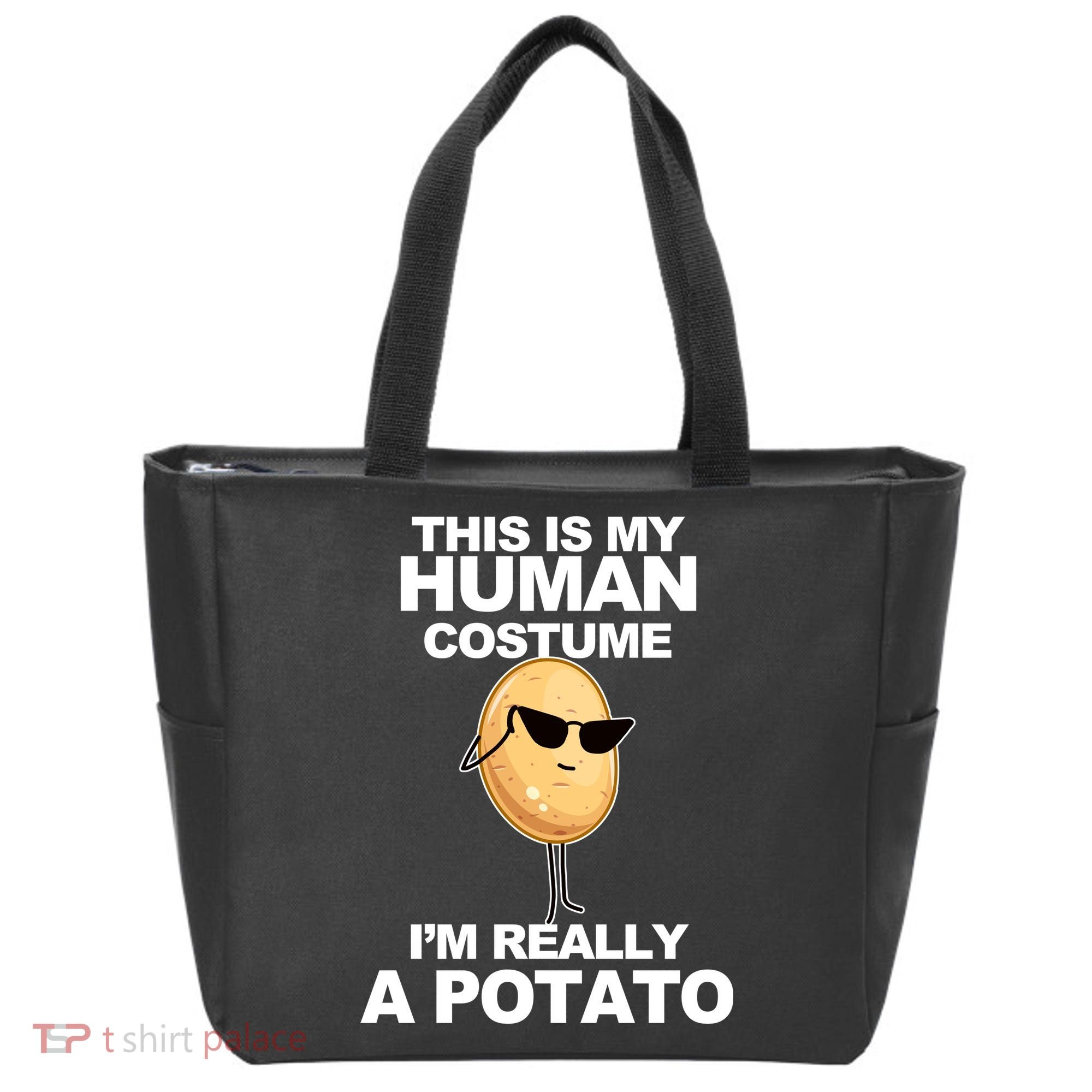 Funny Potato This Is My Human Costume  Tote Bag