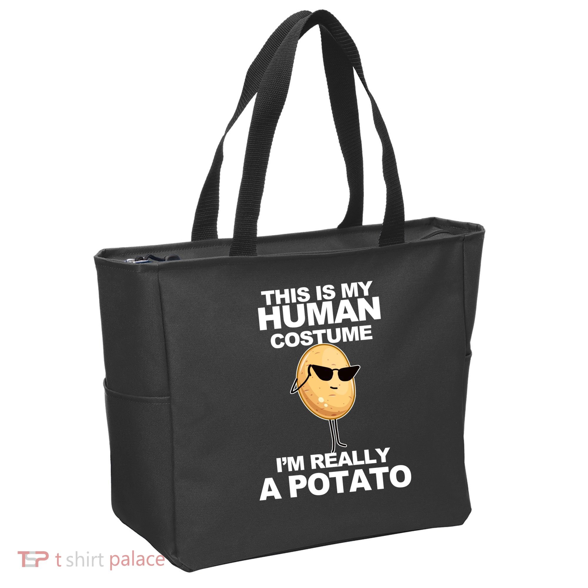 Funny Potato This Is My Human Costume  Tote Bag