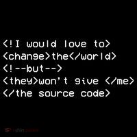 Funny Programmer Change The World USA-Made Doggie Bandana thumb 2
