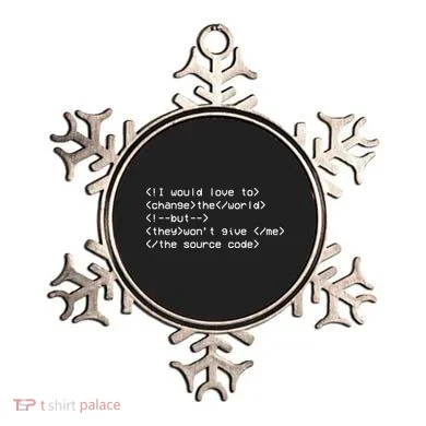 Funny Programmer Change The World Ornament