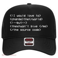Funny Programmer Change The World Hat thumb 0