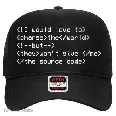 Funny Programmer Change The World Hat