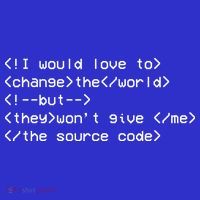 Funny Programmer Change The World Apron thumb 3