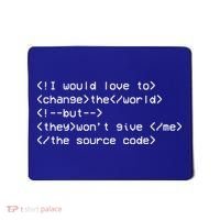 Funny Programmer Change The World Mousepad thumb 0