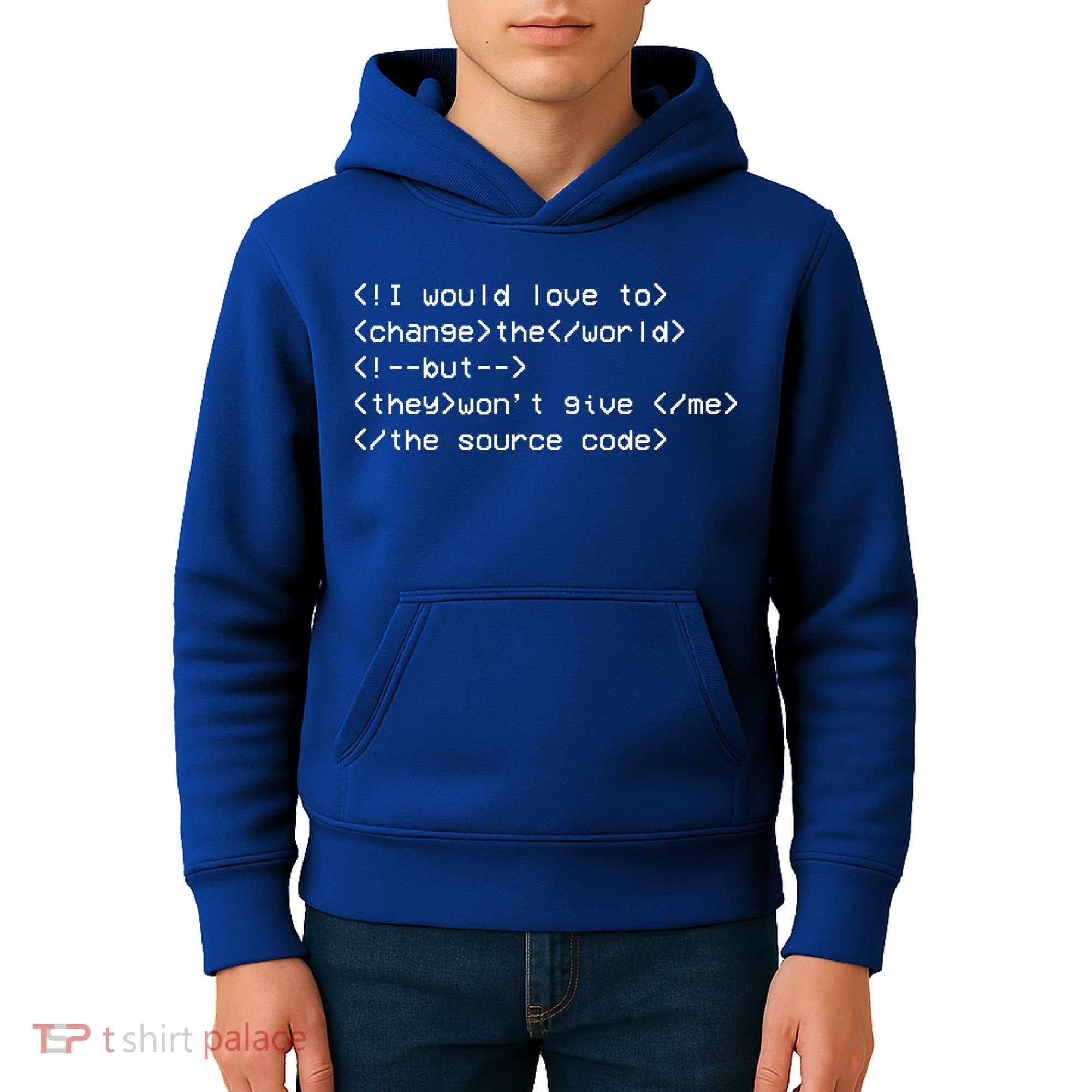 Funny Programmer Change The World Kids Hoodie