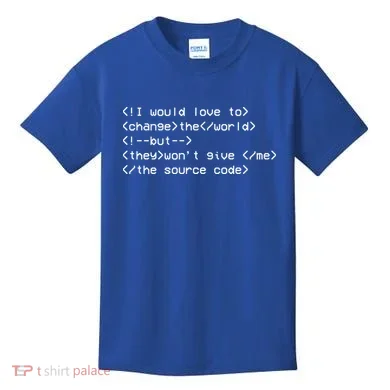 Funny Programmer Change The World Kids T-Shirt