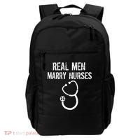 Funny Real Men Marry Nurses Medical Backpack thumb 0