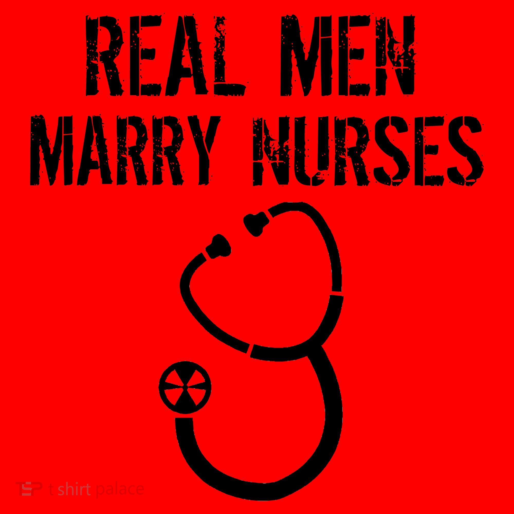 Funny Real Men Marry Nurses Medical Santa Hat