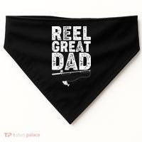 Funny Reel Great Dad Fishing USA-Made Doggie Bandana thumb 0