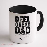 Funny Reel Great Dad Fishing Coffee Mug thumb 1