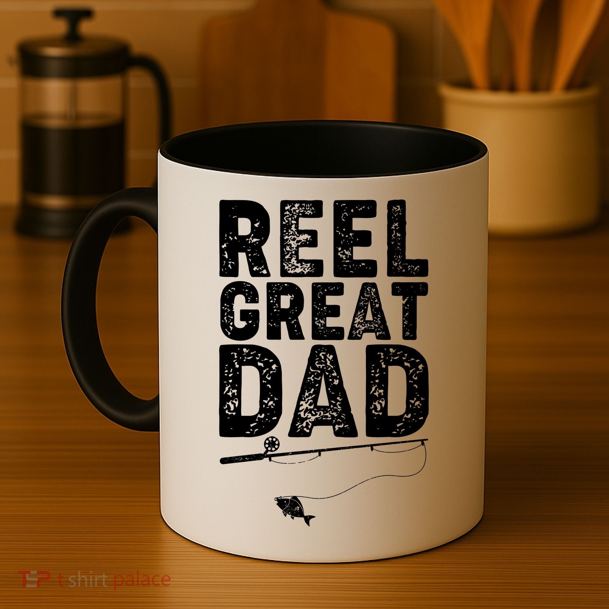 Funny Reel Great Dad Fishing Coffee Mug