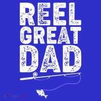 Funny Reel Great Dad Fishing Button thumb 1