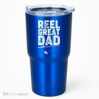Funny Reel Great Dad Fishing Tumbler thumb 0