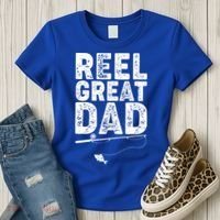 Funny Reel Great Dad Fishing Women's T-Shirt thumb 3
