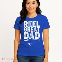Funny Reel Great Dad Fishing Women's T-Shirt thumb 4