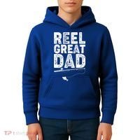 Funny Reel Great Dad Fishing Kids Hoodie thumb 4