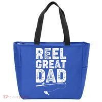 Funny Reel Great Dad Fishing Tote Bag thumb 0