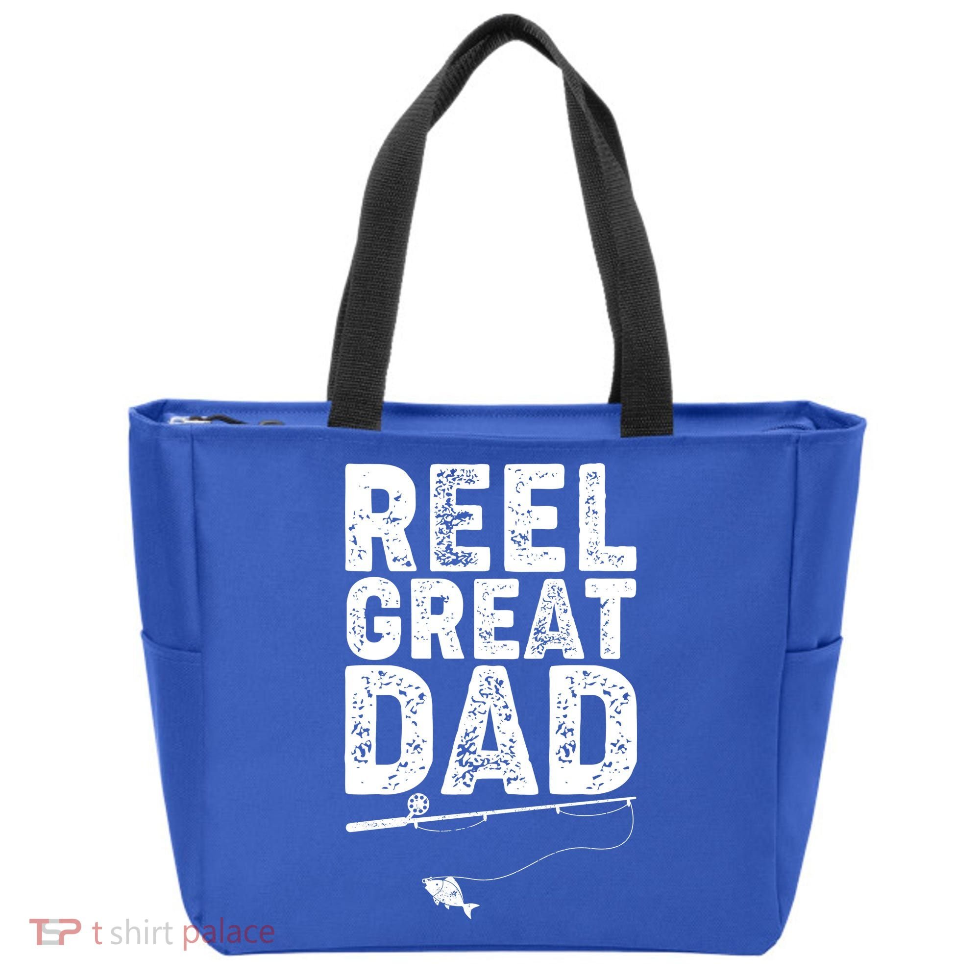 Funny Reel Great Dad Fishing Tote Bag
