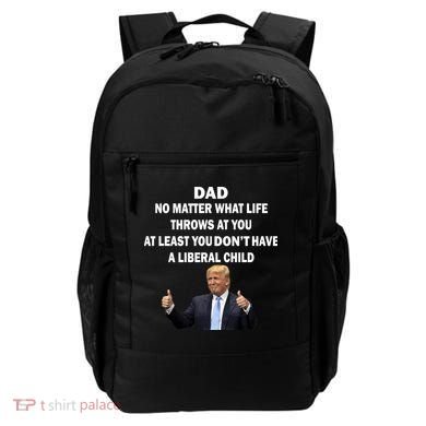 Funny Republican Dad Anti Liberal Child Backpack