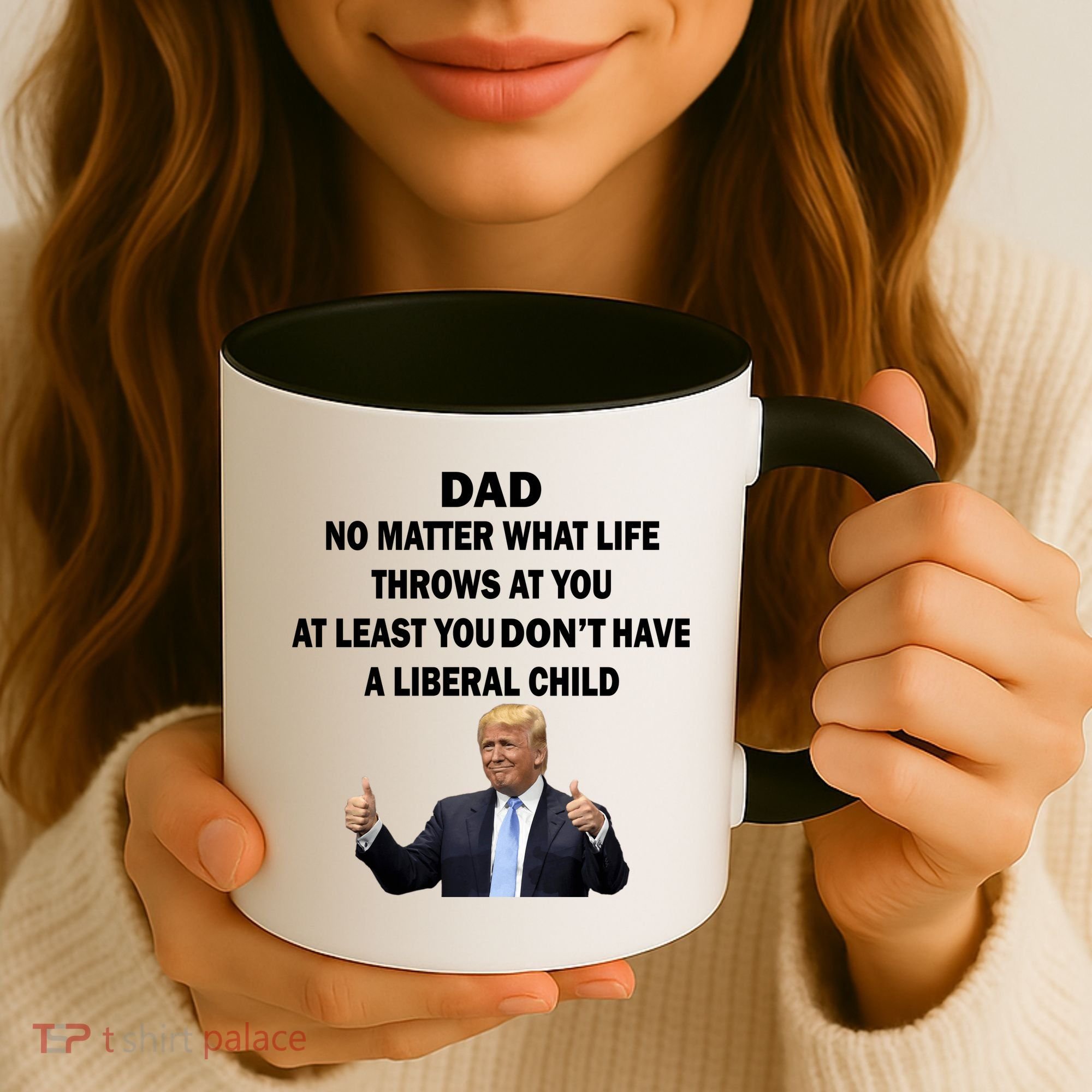 Funny Republican Dad Anti Liberal Child Coffee Mug