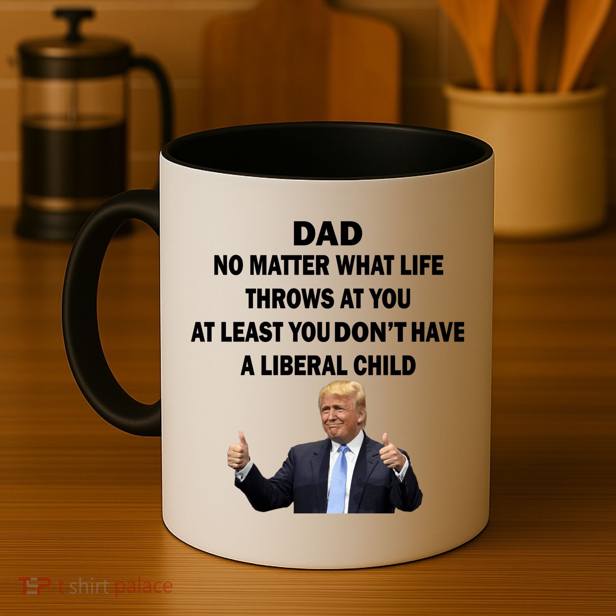 Funny Republican Dad Anti Liberal Child Coffee Mug