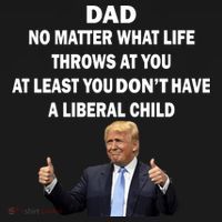 Funny Republican Dad Anti Liberal Child Mousepad thumb 1
