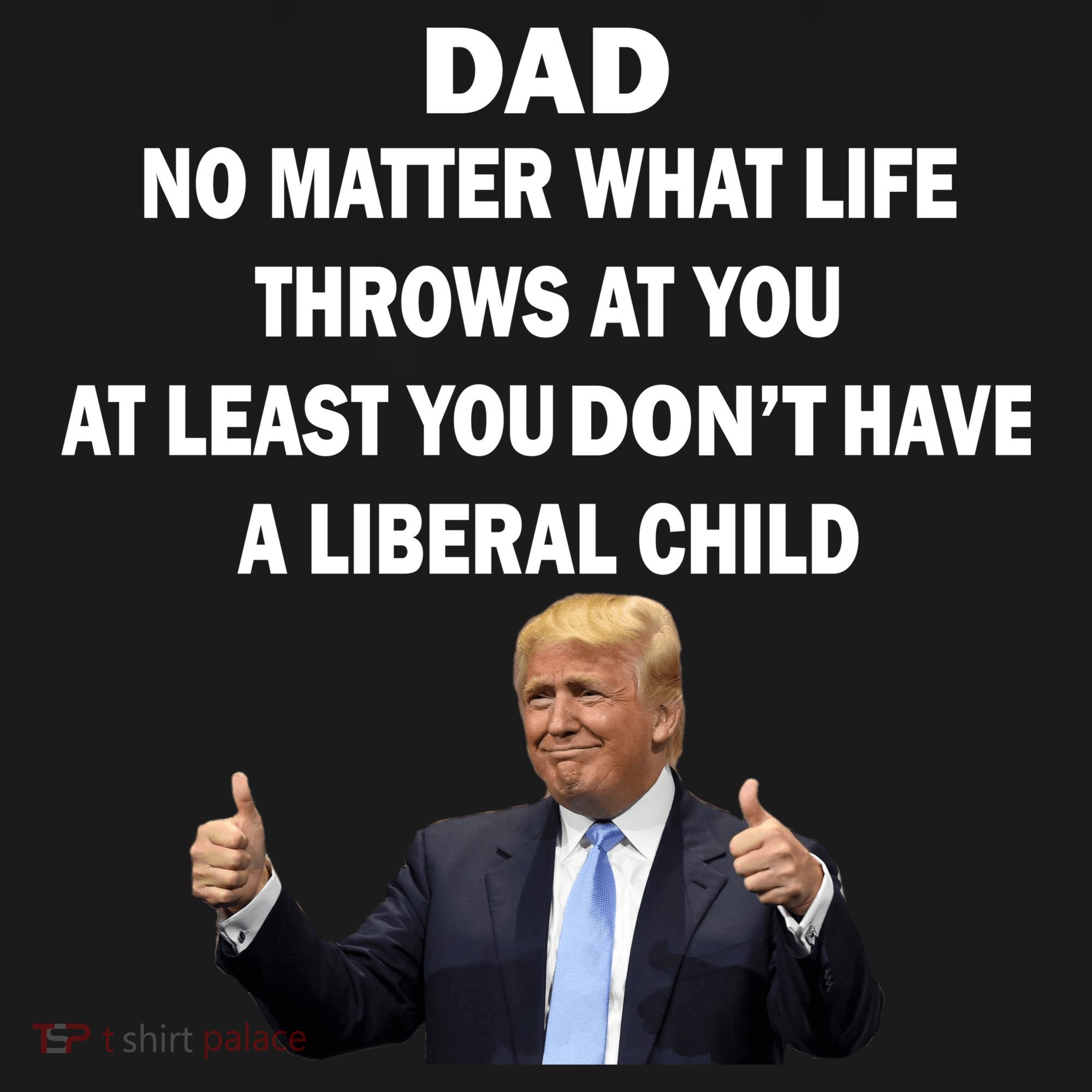 Funny Republican Dad Anti Liberal Child Mousepad