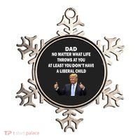 Funny Republican Dad Anti Liberal Child Ornament thumb 0