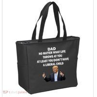 Funny Republican Dad Anti Liberal Child Tote Bag thumb 2