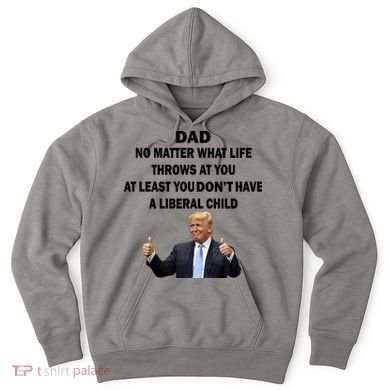 Funny Republican Dad Anti Liberal Child Hoodie