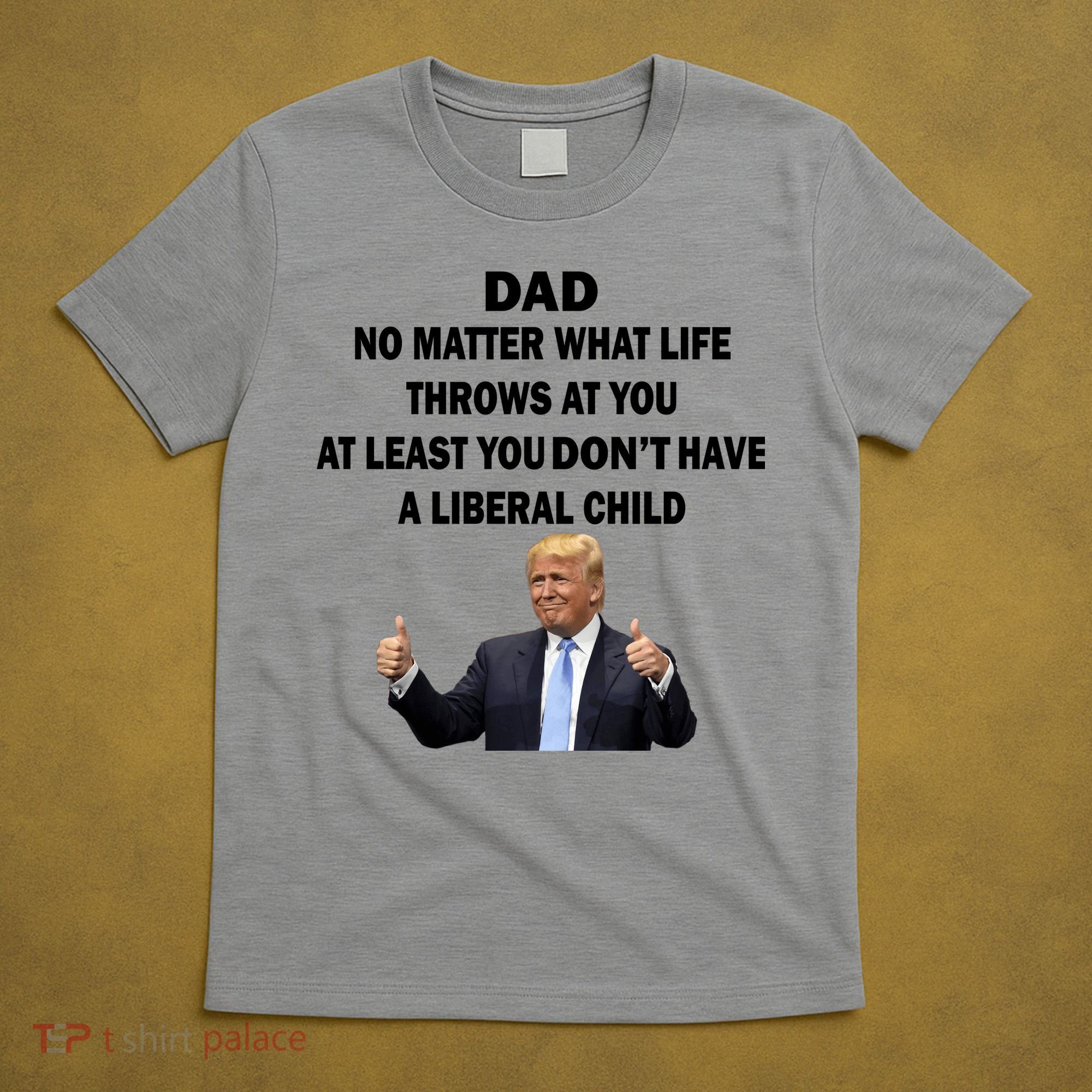 Funny Republican Dad Anti Liberal Child T-Shirt